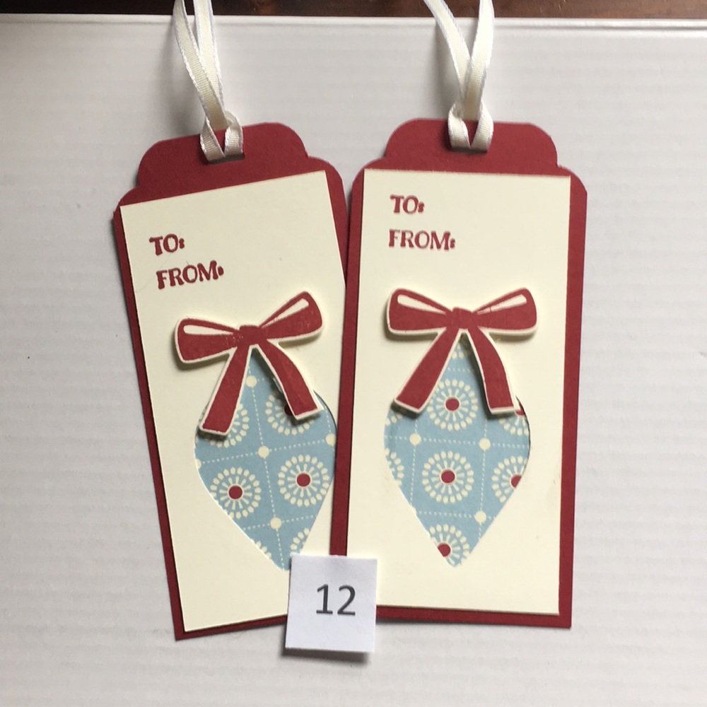 PICK 12 Fancy Christmas Tags FREE SHIPPING - Picture 13 of 15